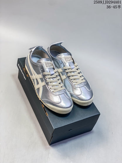 Onitsuka Tiger Mexico Silver Retro Sneakers 2509JJD294A01