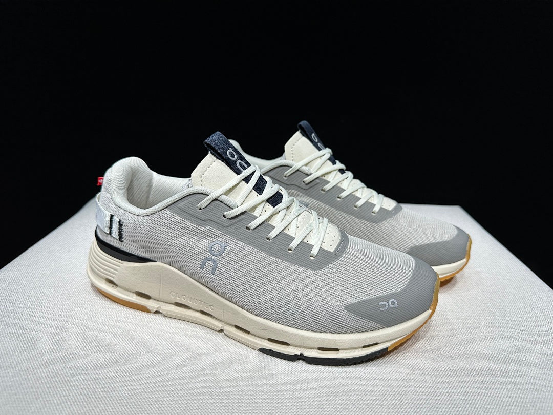 On Cloudnova Form 2 Sneakers in Gray and Gum
