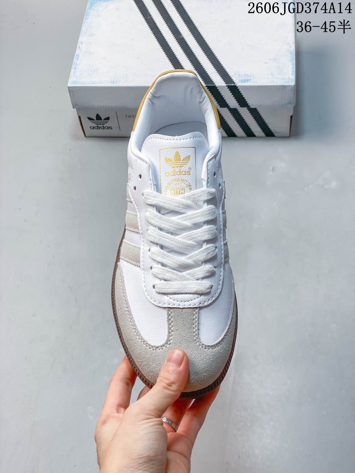 Adidas Originals Samba Vegan OG Low-Top Sneakers, White