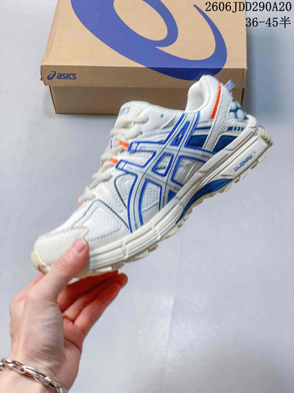 ASICS Gel-Kahana 8 Trail Sneakers, White and Blue