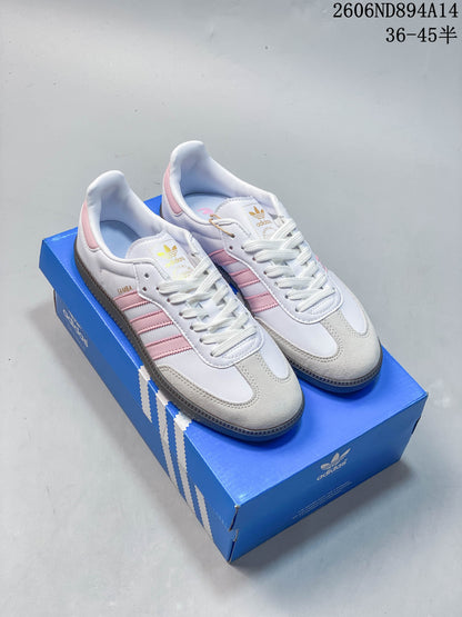 adidas Samba OG Low-Top Sneakers White Pink Beige