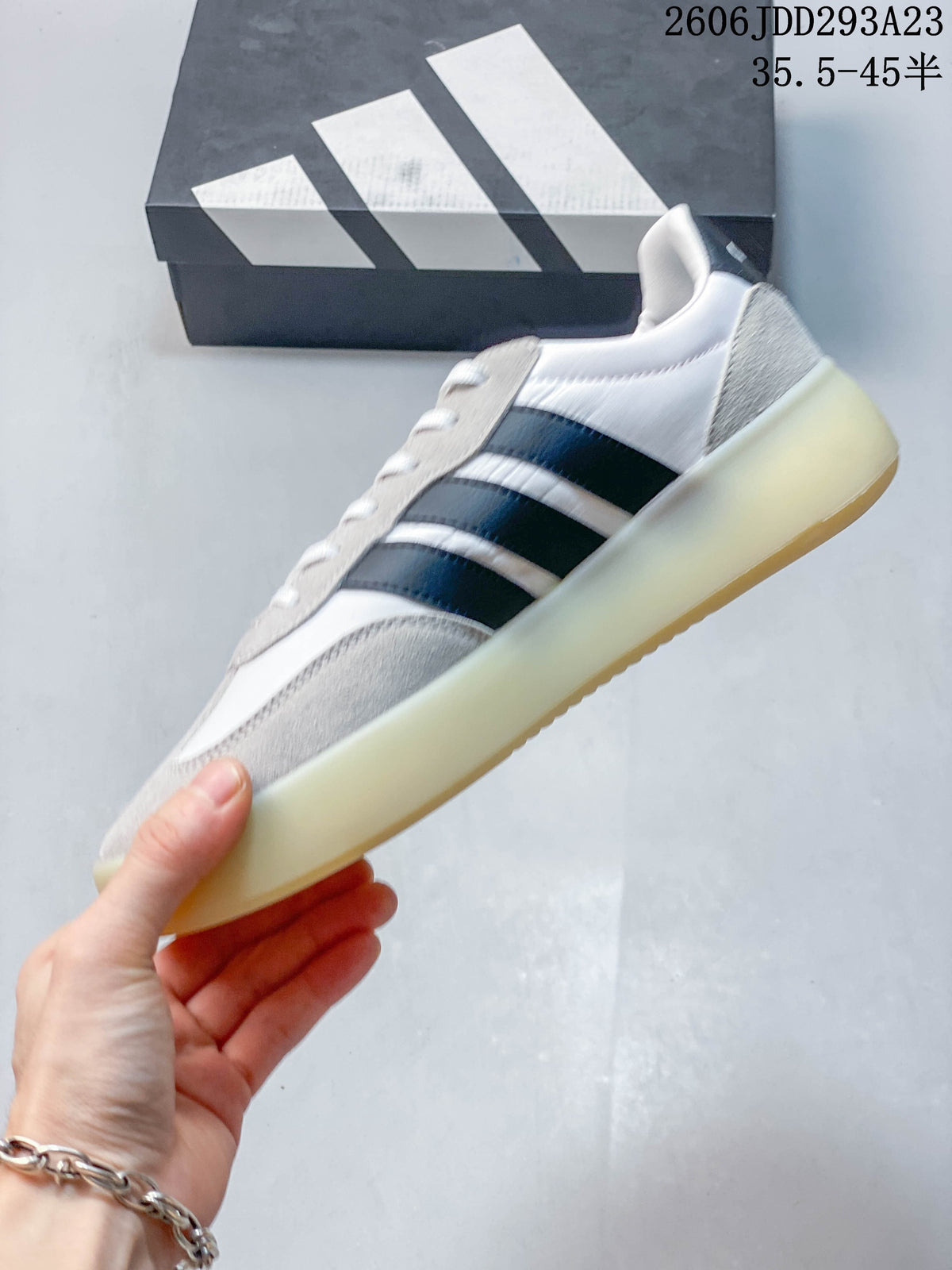 Adidas Barreda Decode Sneakers White Navy JQ6673