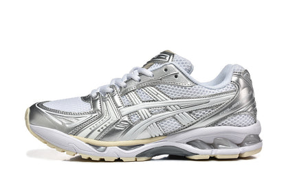 ASICS Gel-Kayano 14 Sneakers in White and Silver
