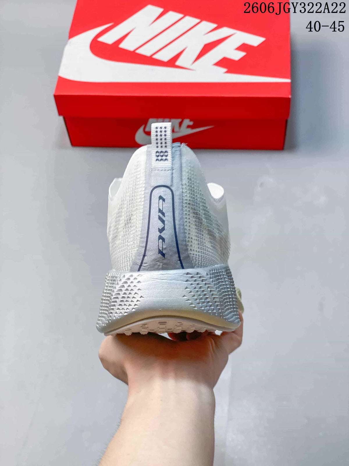 Nike Ava X Low-Top Running Shoes White and Blue