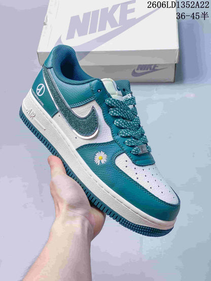 Nike Air Force 1 Low Daisy Swoosh Sneakers