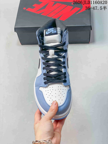 Jordan Air Jordan 1 High Sneakers in Blue and White