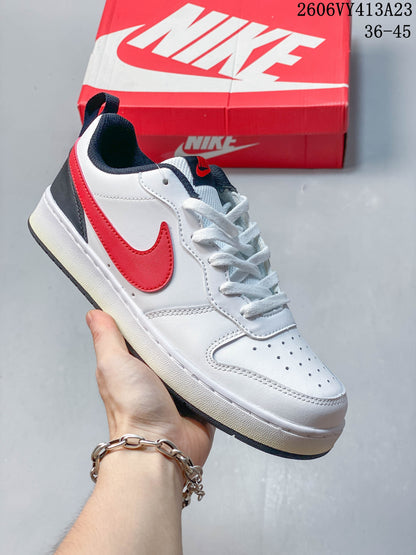 NikeCourt Borough 2 Low Sneakers, White and Blue