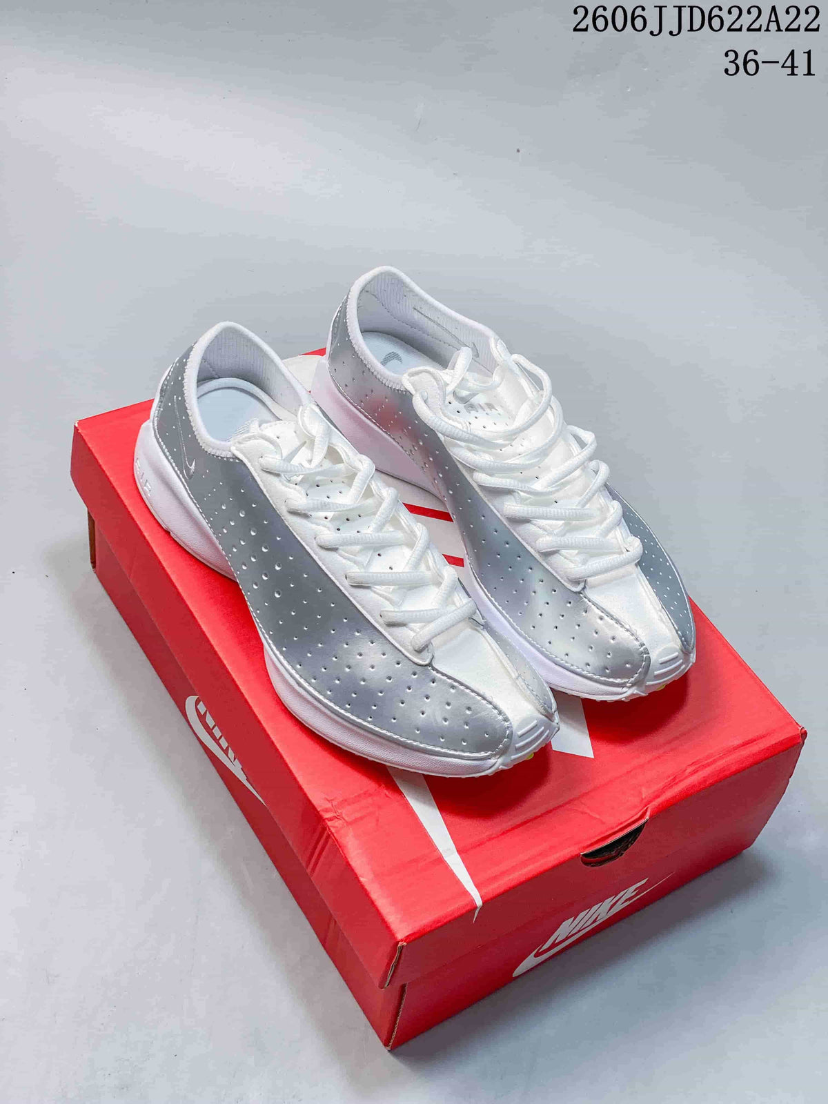 Nike Women’s Air Superfly Sneakers Silver White 612120