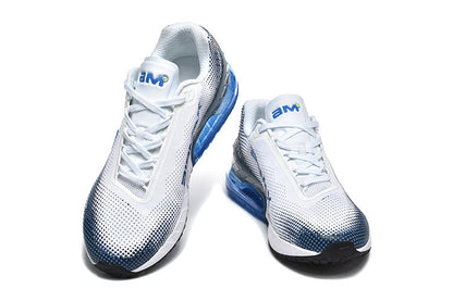 Nike Air Max 270 White and Blue Sneakers