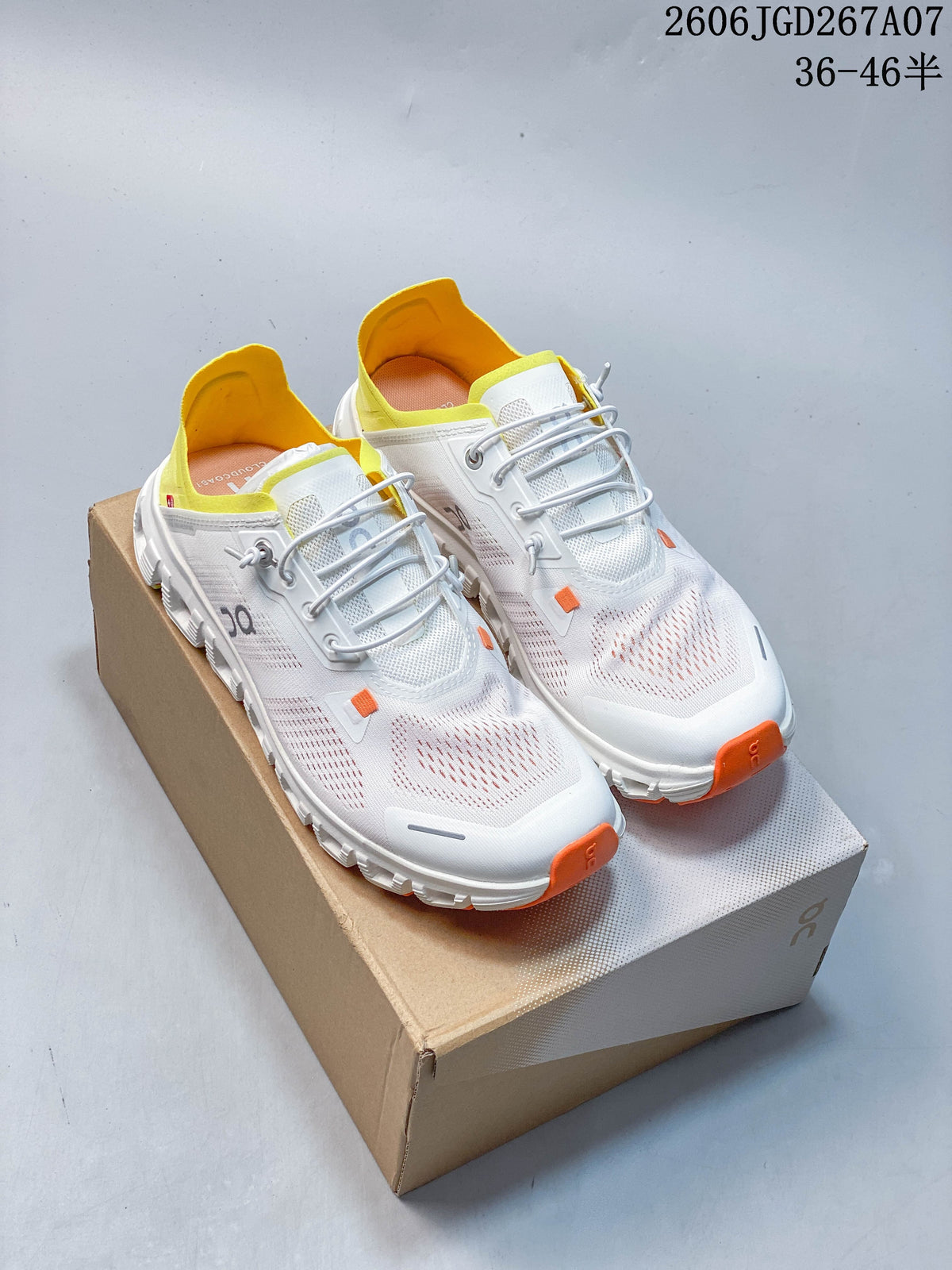 On Cloud 6 Coast Men's Sneakers White and Yellow 06JGD267A07