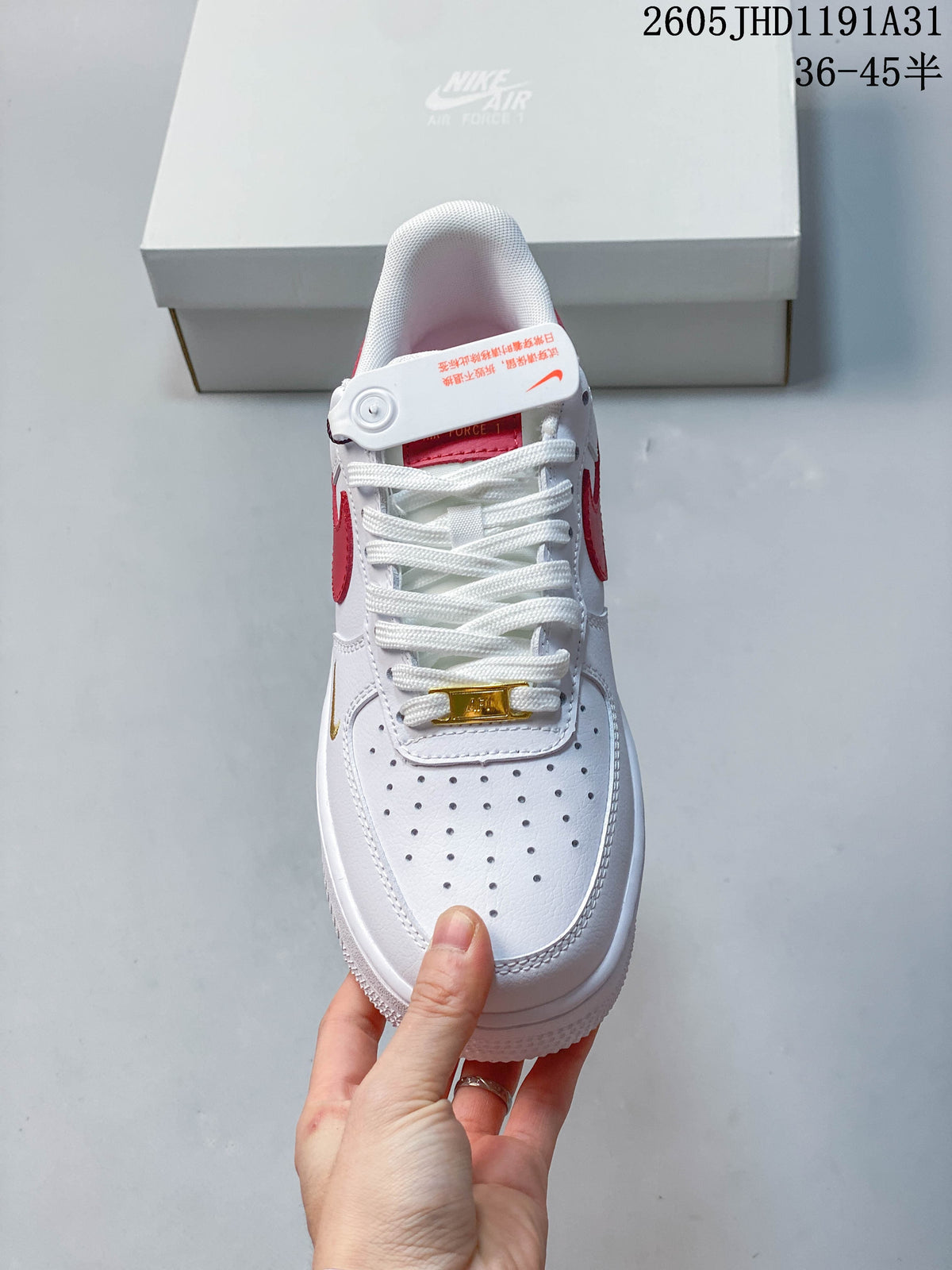 Nike Air Force 1 Low White Red Sneakers