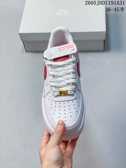 Nike Air Force 1 Low White Red Sneakers