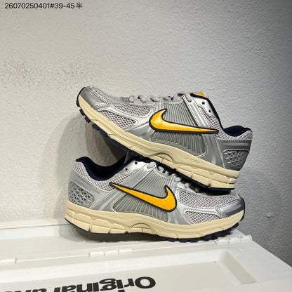 Nike Air Zoom Vomero 5 Running Shoes White Grey Yellow