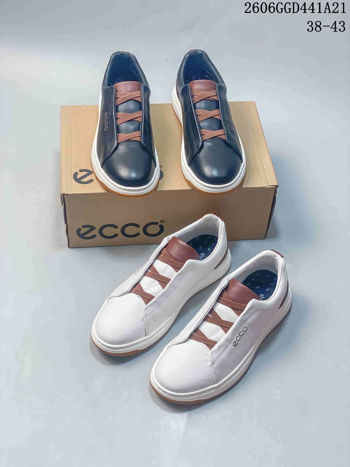 ECCO Casual Sneakers in Navy or White, Style 2606GGD441A21