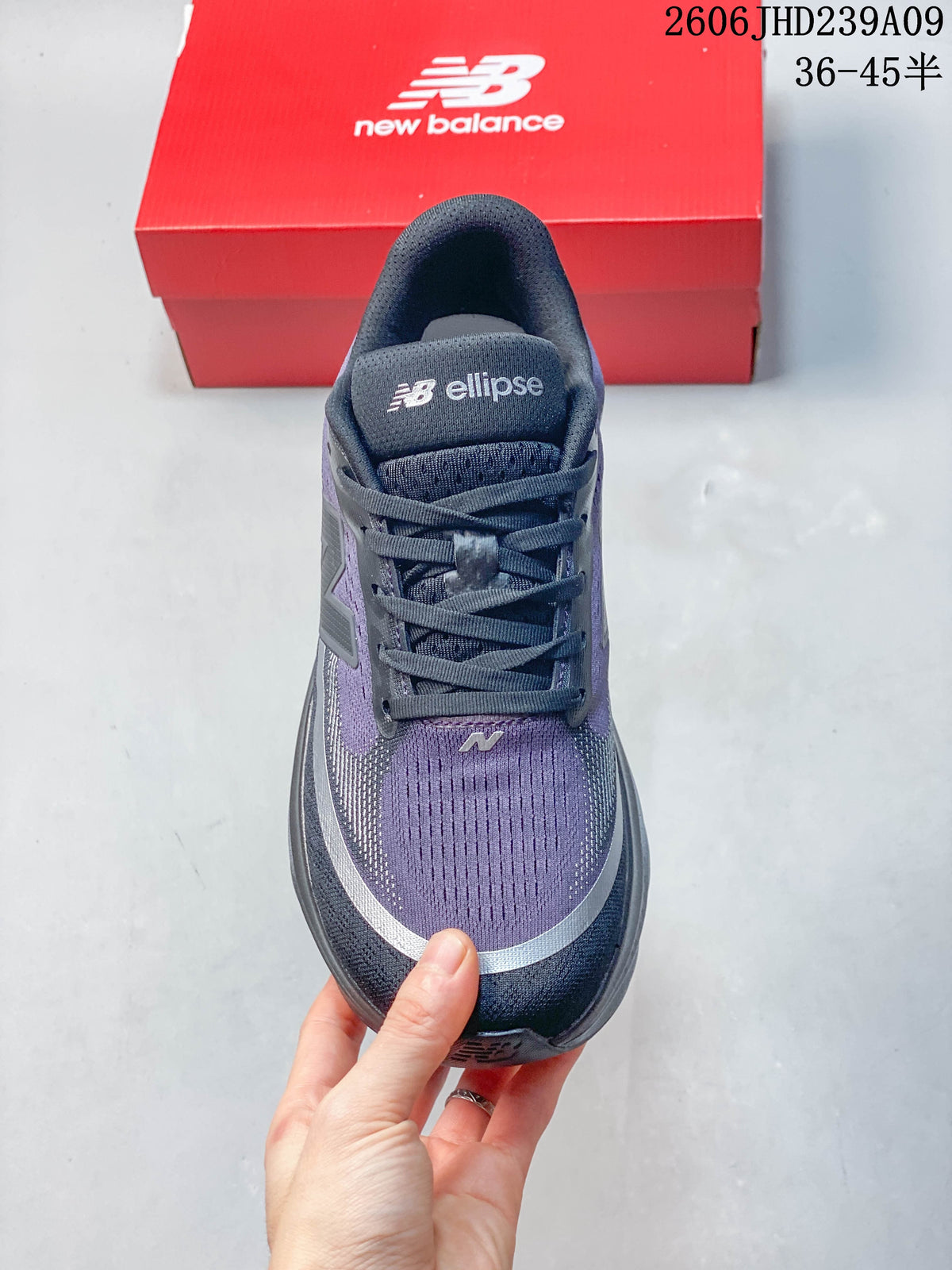 New Balance Ellipse Running Shoes in Purple and Gray