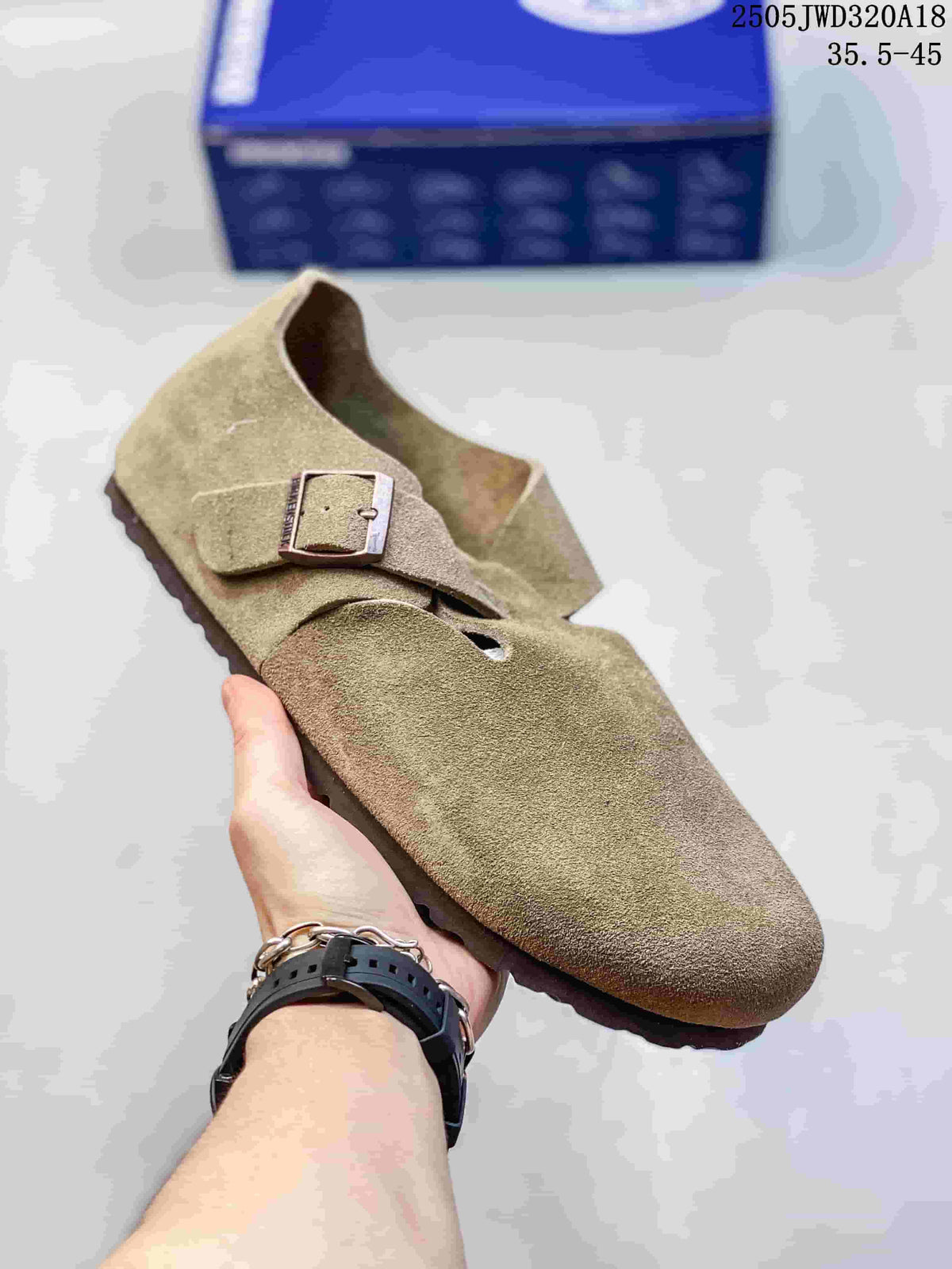 Birkenstock Zurich Two-Buckle Suede Clogs