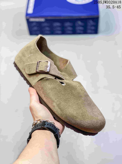 Birkenstock Zurich Two-Buckle Suede Clogs
