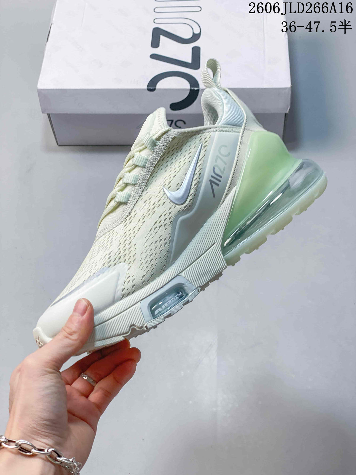 Nike Air Max 270 Premium Sneakers in Pale Green