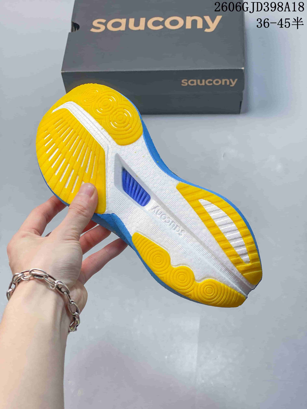 Saucony Endorphin Speed 5 Running Shoes Yellow Blue