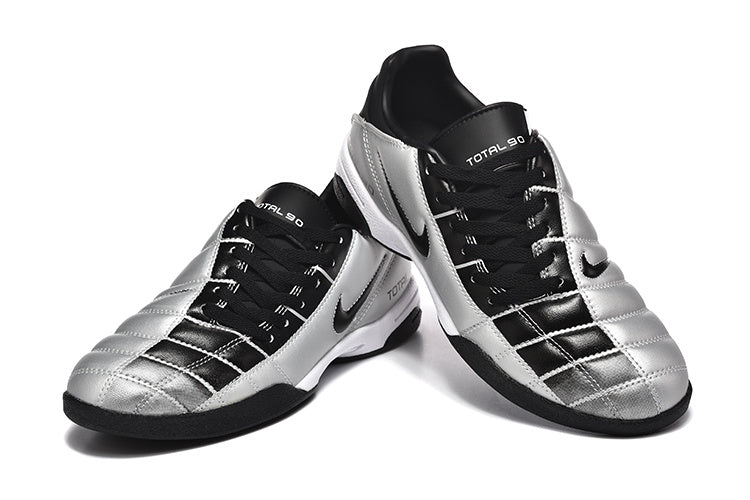 Nike Total 90 Indoor Soccer Shoes Black Silver