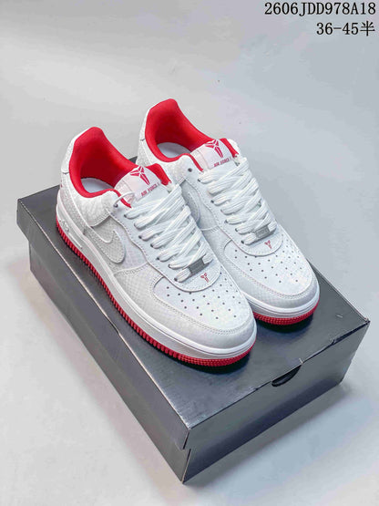 Nike Air Force 1 Low Snakeskin-Pattern Sneakers
