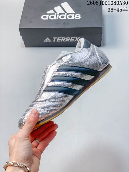 Adidas Taekwondo Silver Black Shoes JH9664