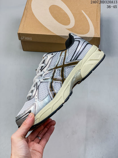 ASICS GEL-1130 Silver Retro Running Sneakers 07JHD320A13