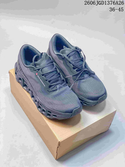 On Cloudmonster 3 Running Shoes – White & Lime / Slate