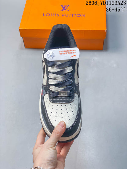 Nike Air Force 1 Low Louis Vuitton-Style Custom Sneakers