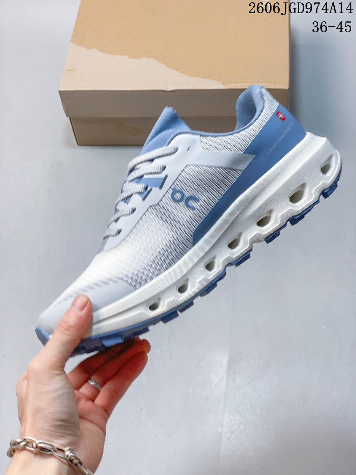 On Cloudvista 2 Women's Trail Running Shoes, White Blue