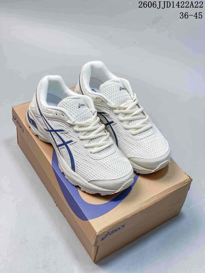 ASICS GEL-FLUX White and Blue Running Shoes