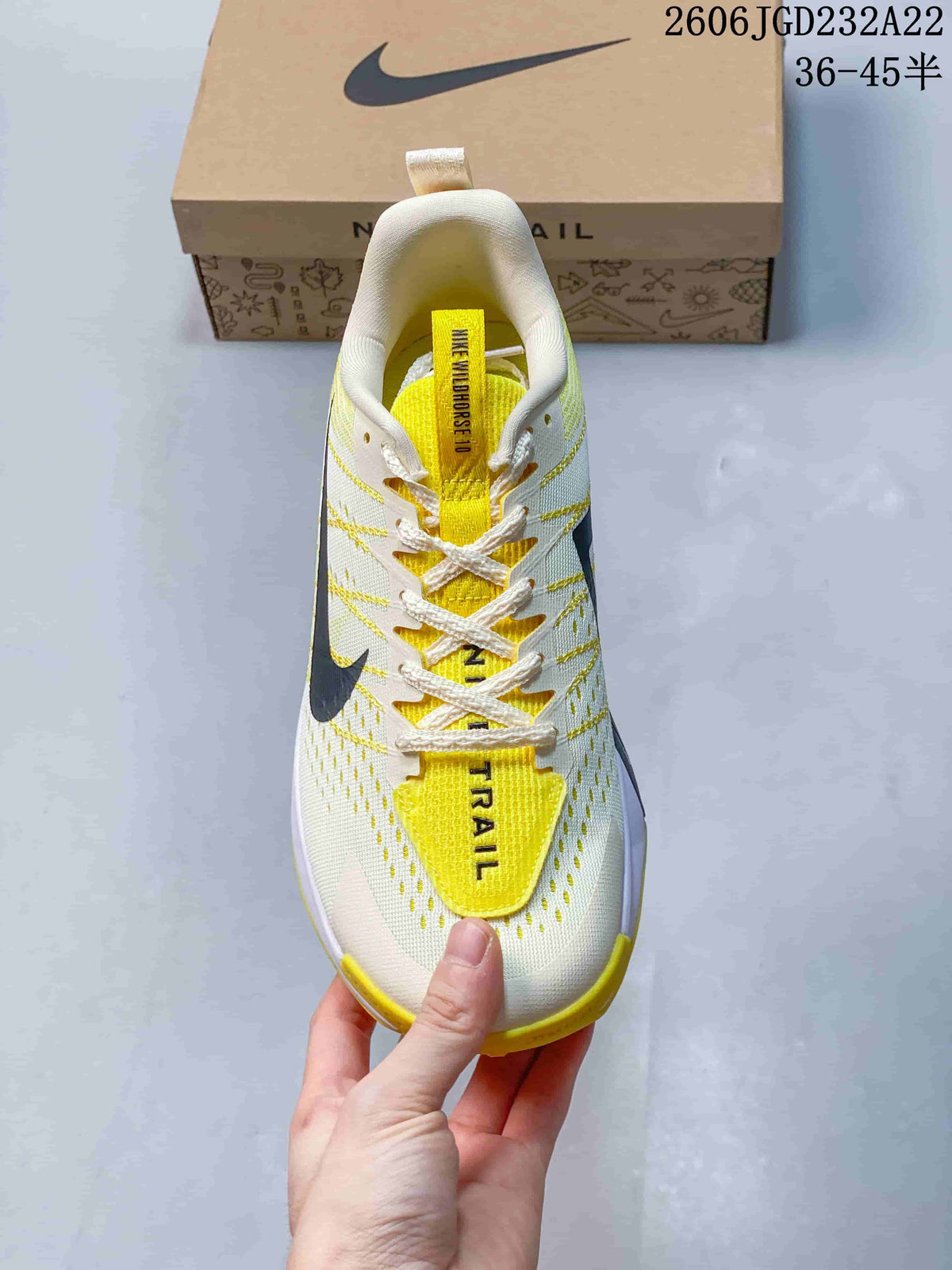 Nike ReactX Wildhorse 10 Trail Running Shoes Yellow