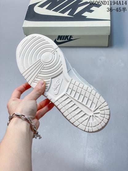 Nike Dunk Low Retro DIY Custom White Sneakers