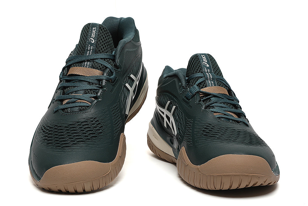 ASICS Gel-Resolution Tennis Shoes in Dark Green