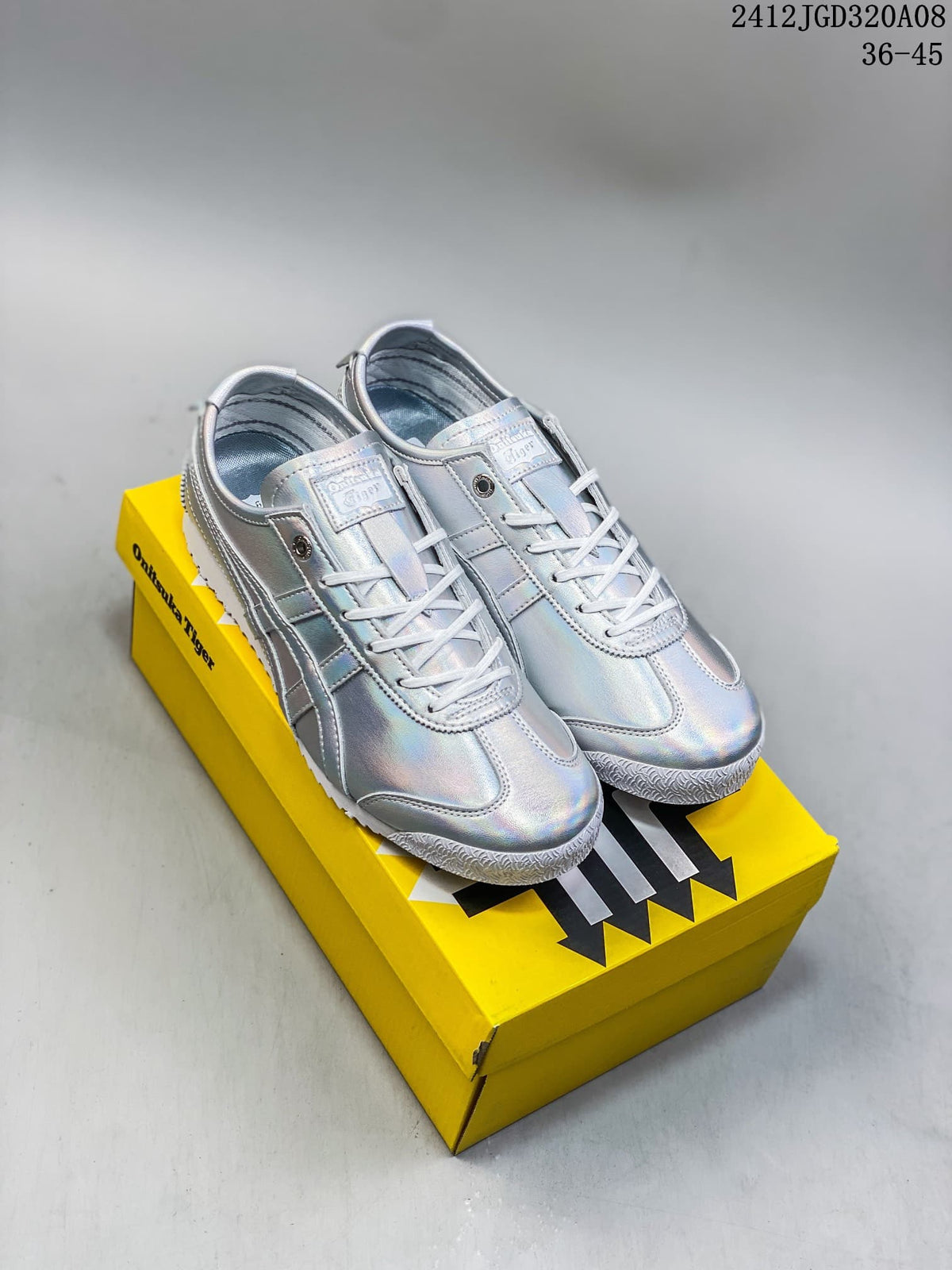 Onitsuka Tiger Mexico 66 SD Low-Top Sneakers, Iridescent Silver