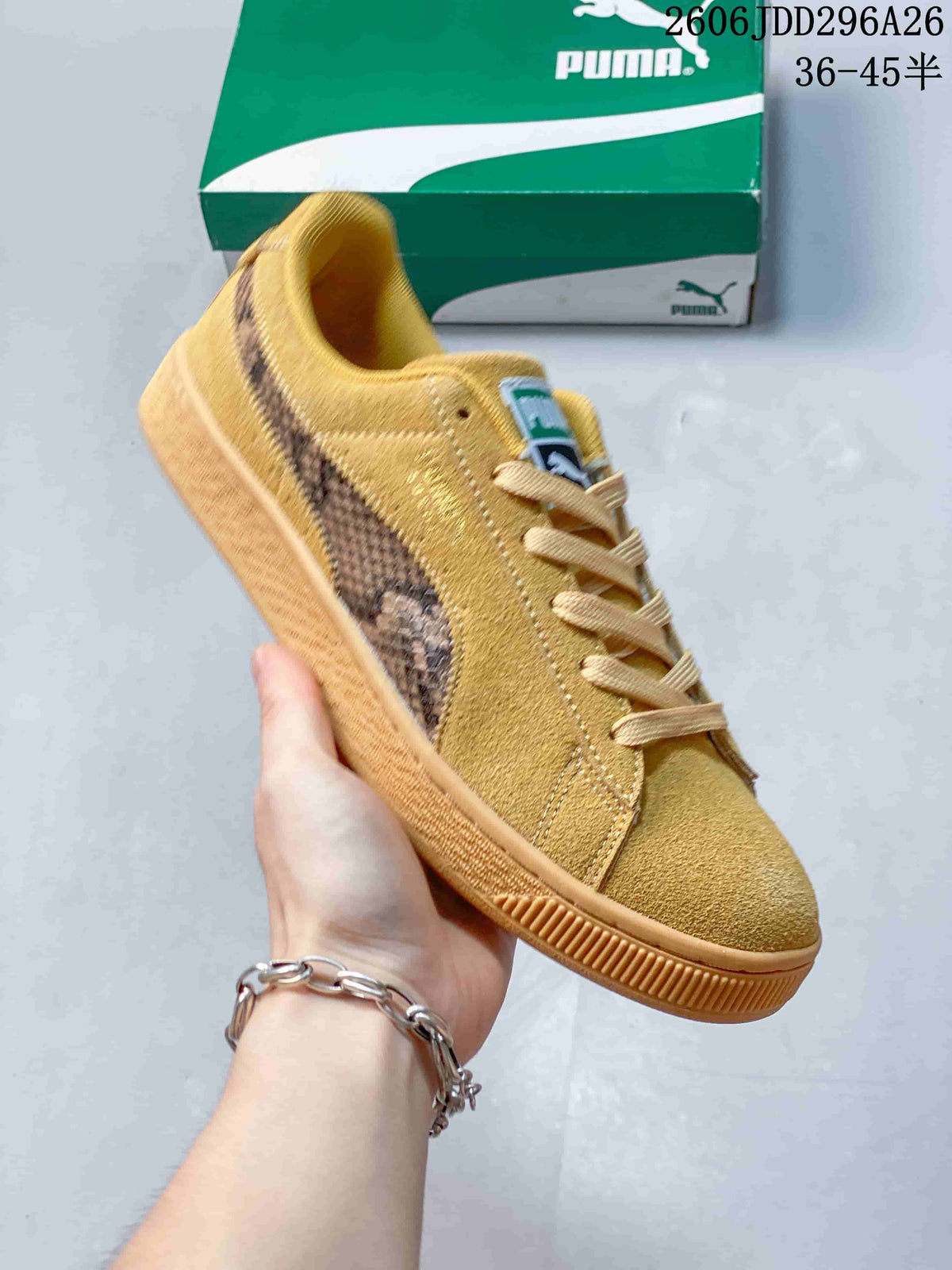 PUMA Suede Shed Low-Top Sneakers Wheat 369568