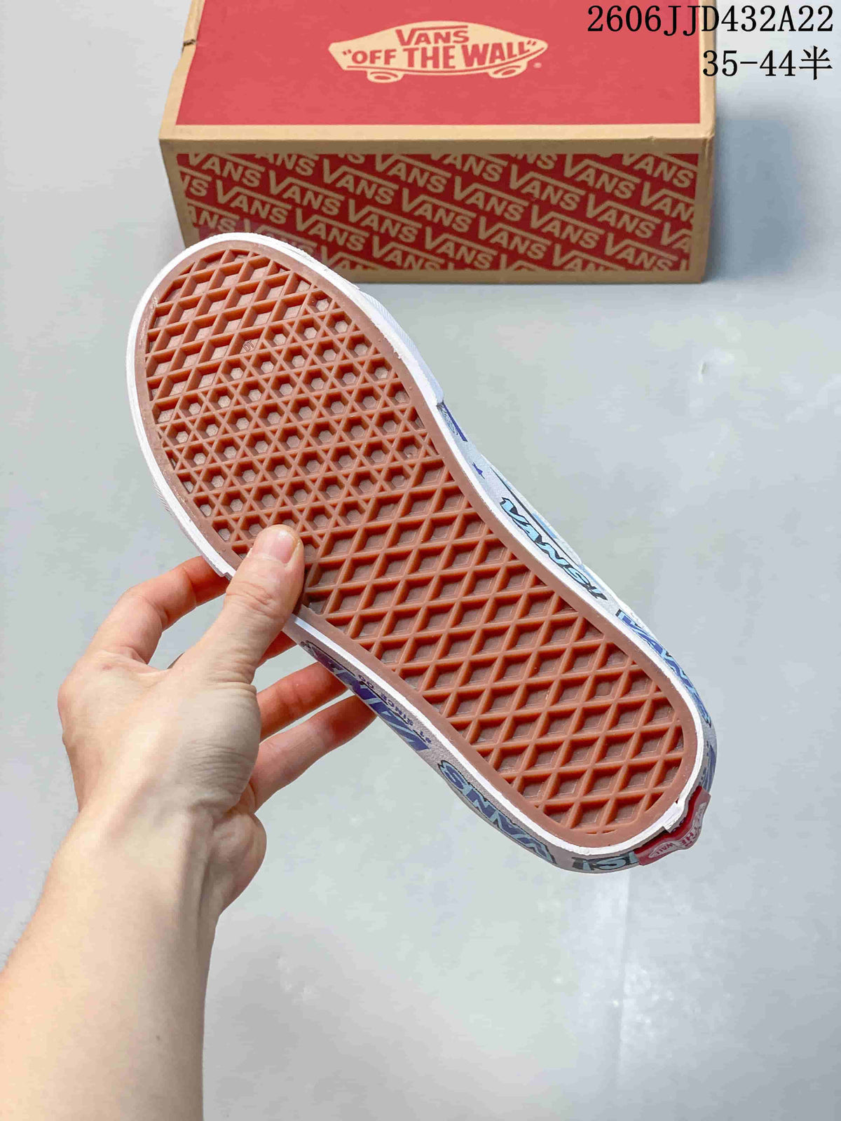 Vans Anaheim Checkerboard Low-Top Sneakers in Blue