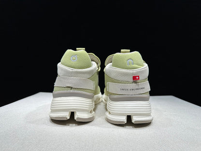On Cloudnova 2 Sneakers in Green and White