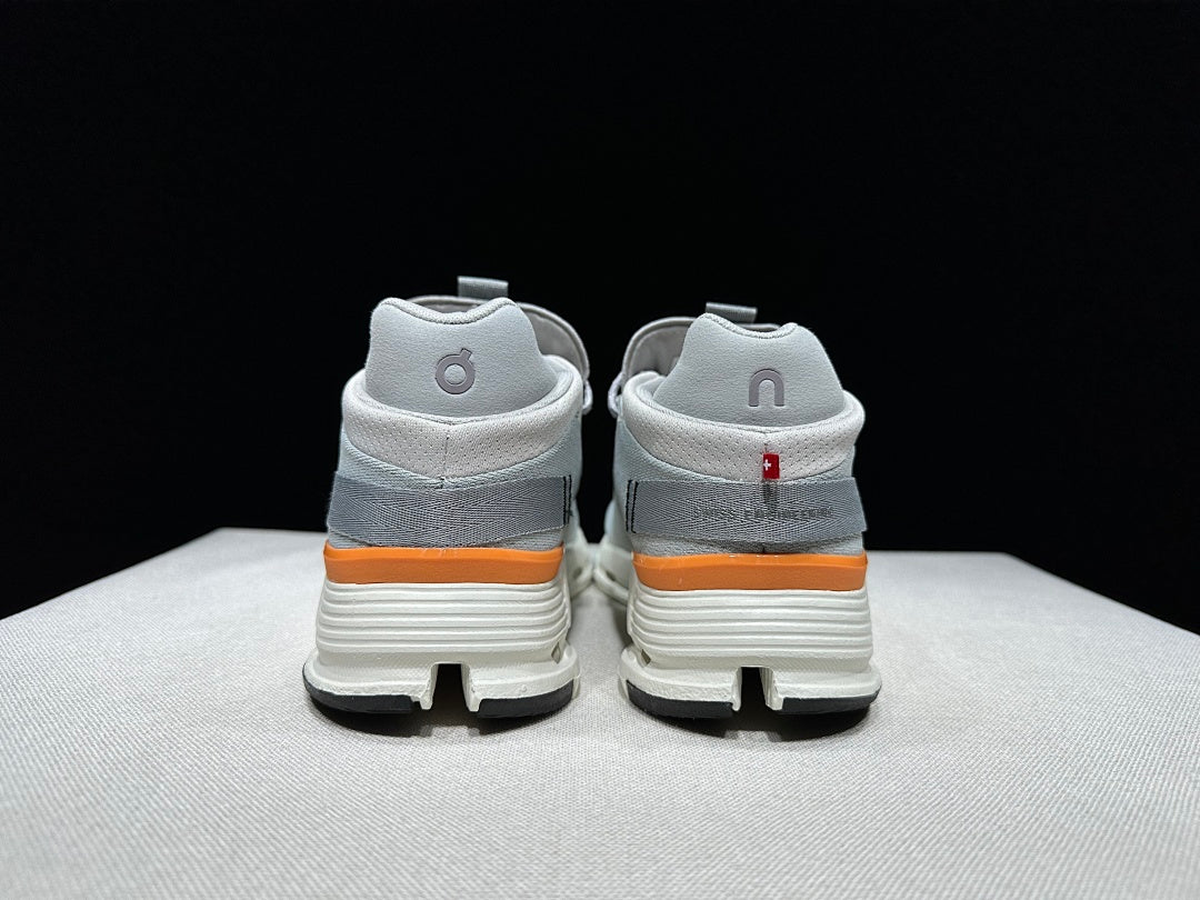 On Cloudnova 2 Sneakers Gray and Orange