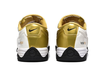 Nike Total 90 White and Gold Indoor Sneakers