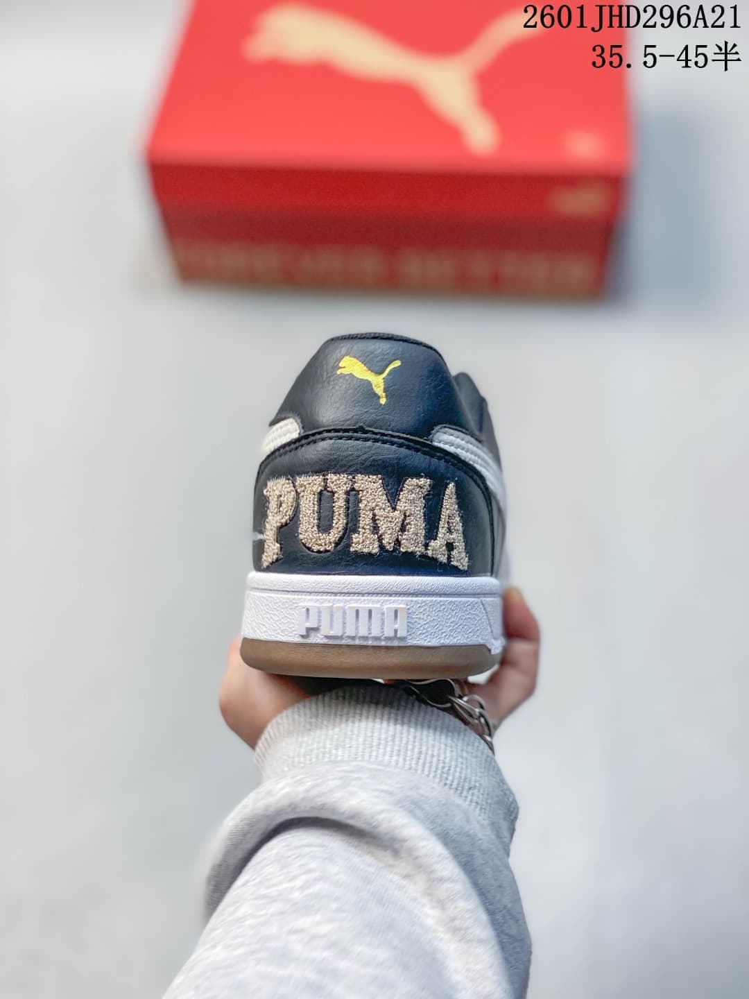 PUMA Caven 2.0 Retro Low-Top Sneakers, Navy and White
