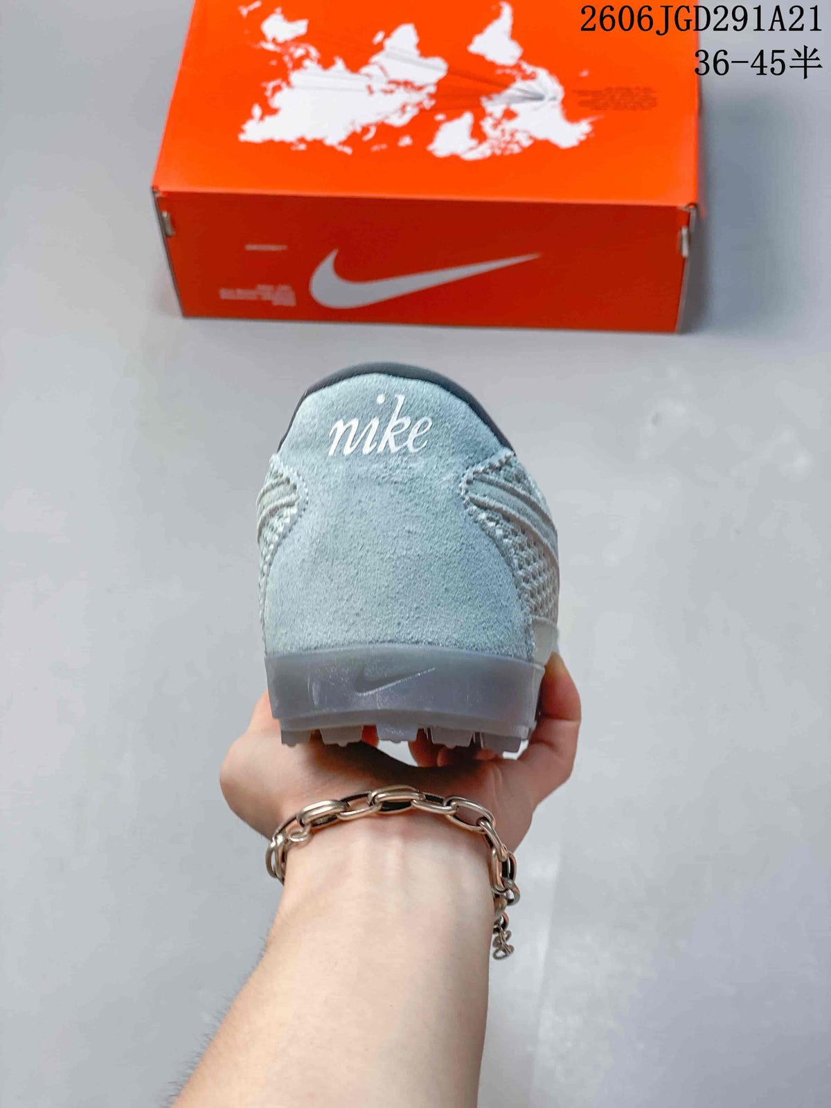 Nike Astrograbber Leather Low-Top Sneakers in Light Blue