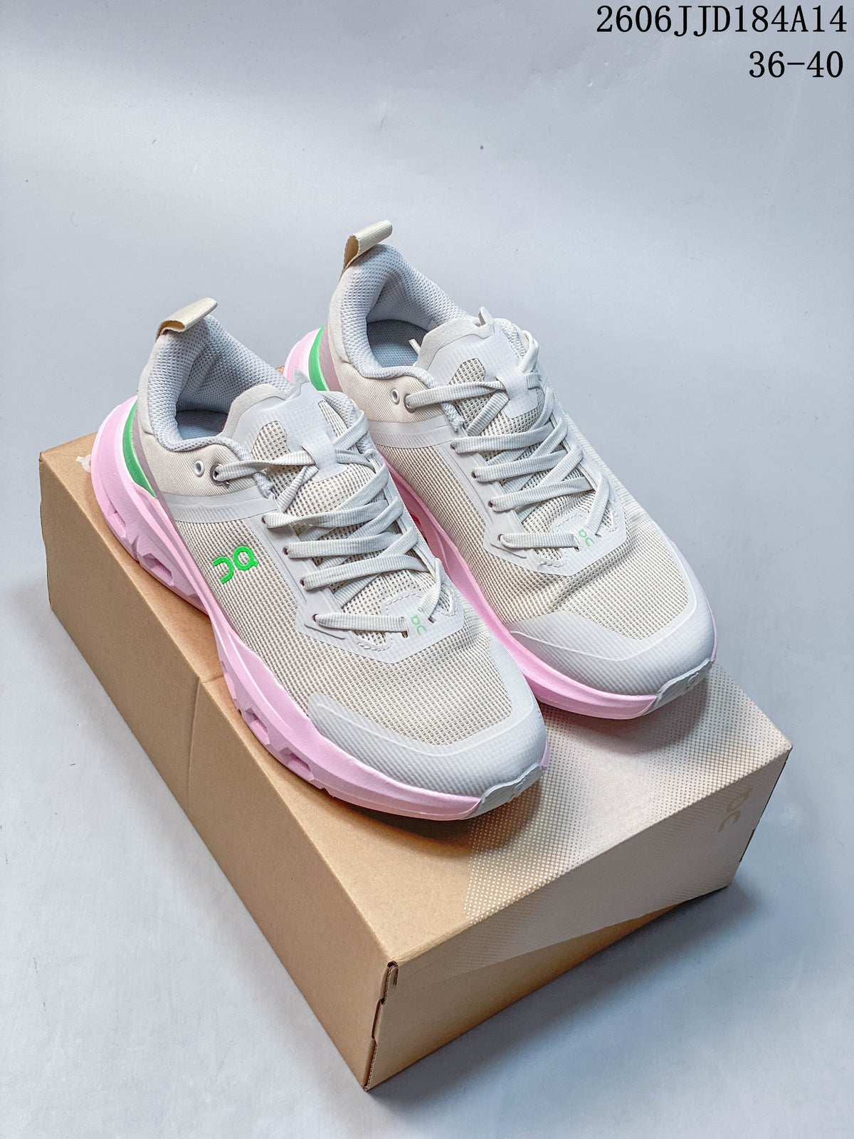 On Cloudpulse Next Women's Running Sneakers, Gray Pink