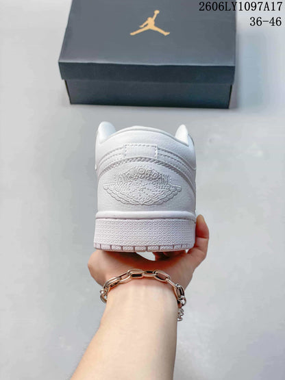 Jordan Air Jordan 1 Low White Sneakers