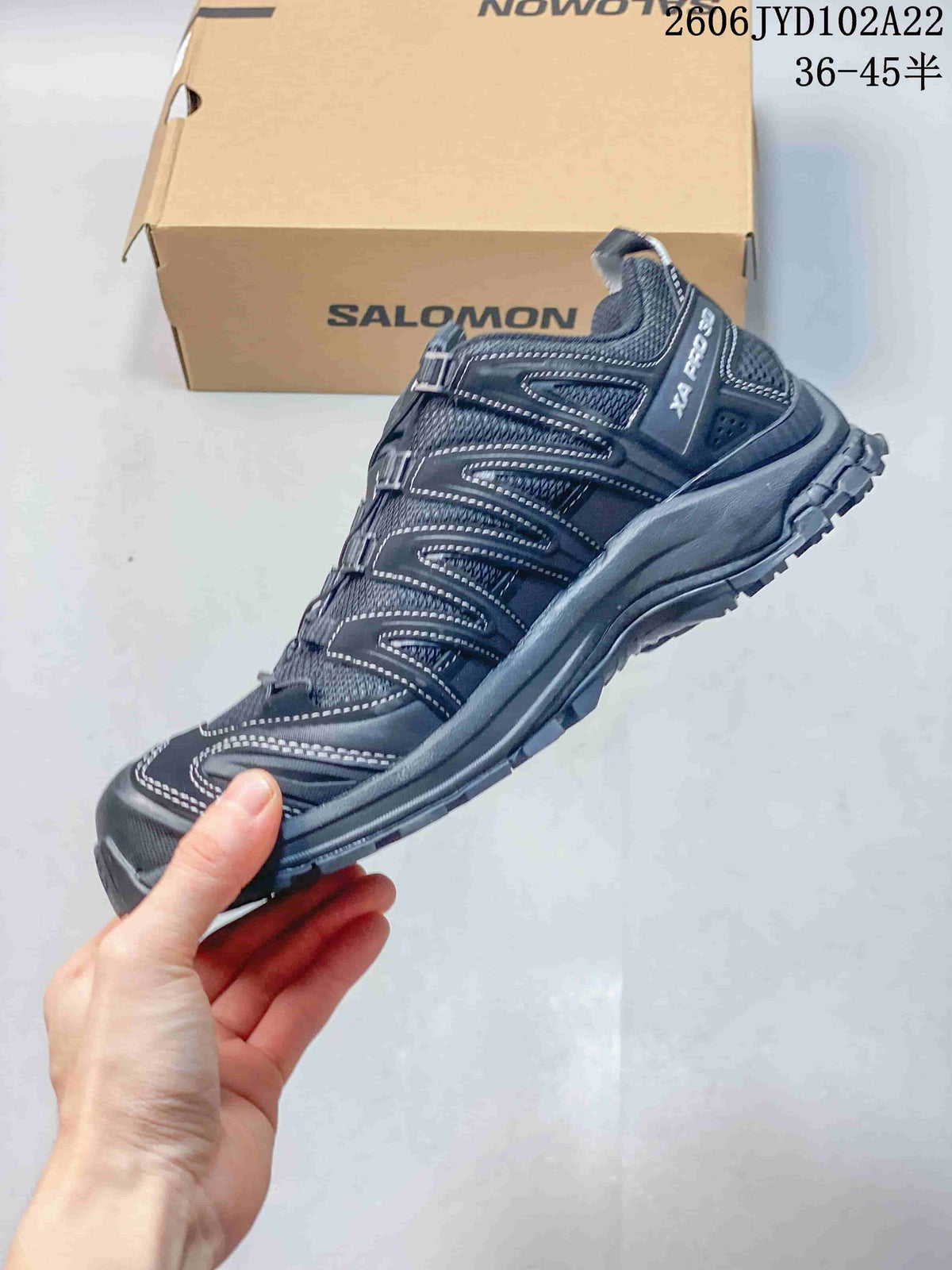 Salomon XA Pro 3D Low-Top Trail Running Shoes, Dark Gray