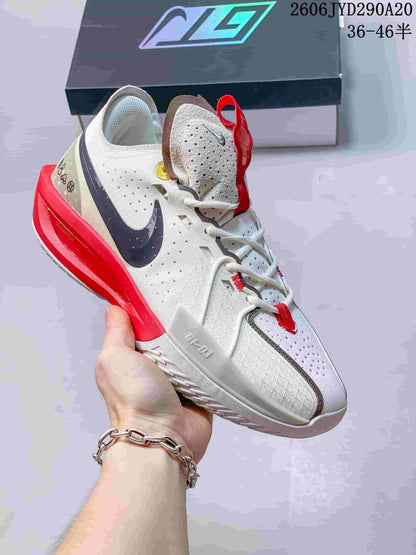 Nike Air Zoom GT Cut Basketball Shoes White Red