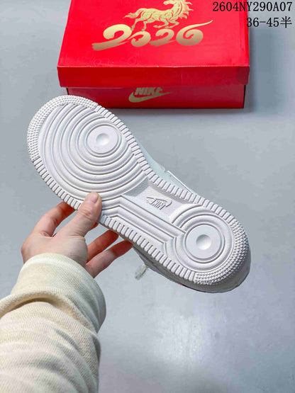 Nike Air Force 1 Low Year of the Horse White Sneakers