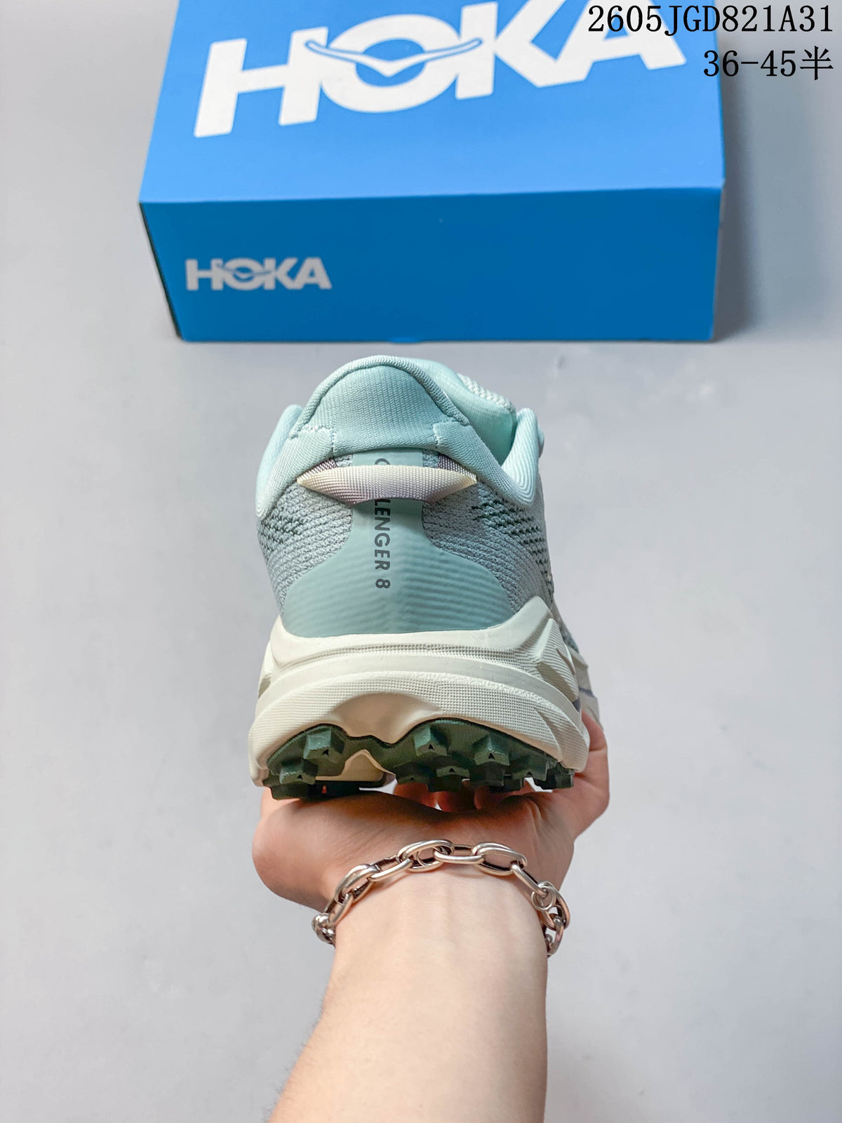 HOKA Challenger 8 Trail Running Shoes – Light Blue