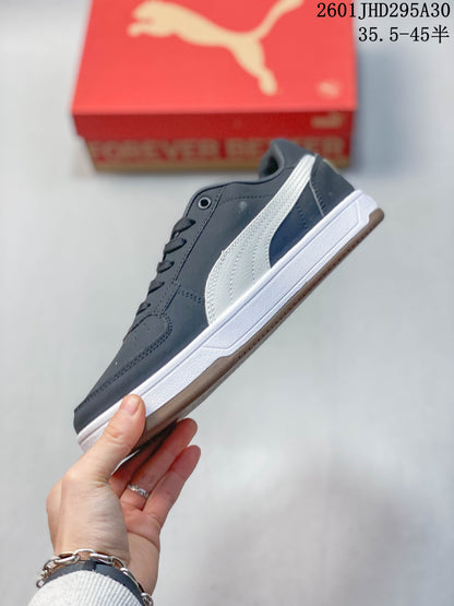 Puma Caven 2.0 Low-Top Sneakers, Gray and White, 395082