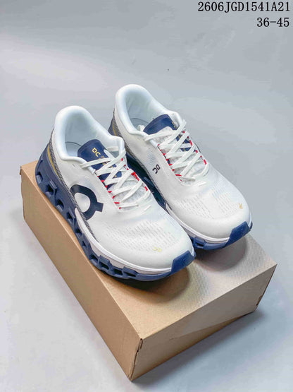 On The Roger Advantage Sneakers White Blue 612210ASOWE